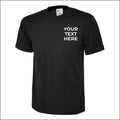 Personalised Custom Text Printed T-Shirt Classic Work wear Casual T Shirt TOP
