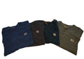 Carhartt Shirts Men's XL Pocket Tees K87 Force K128 Henley Workwear LOT OF 4
