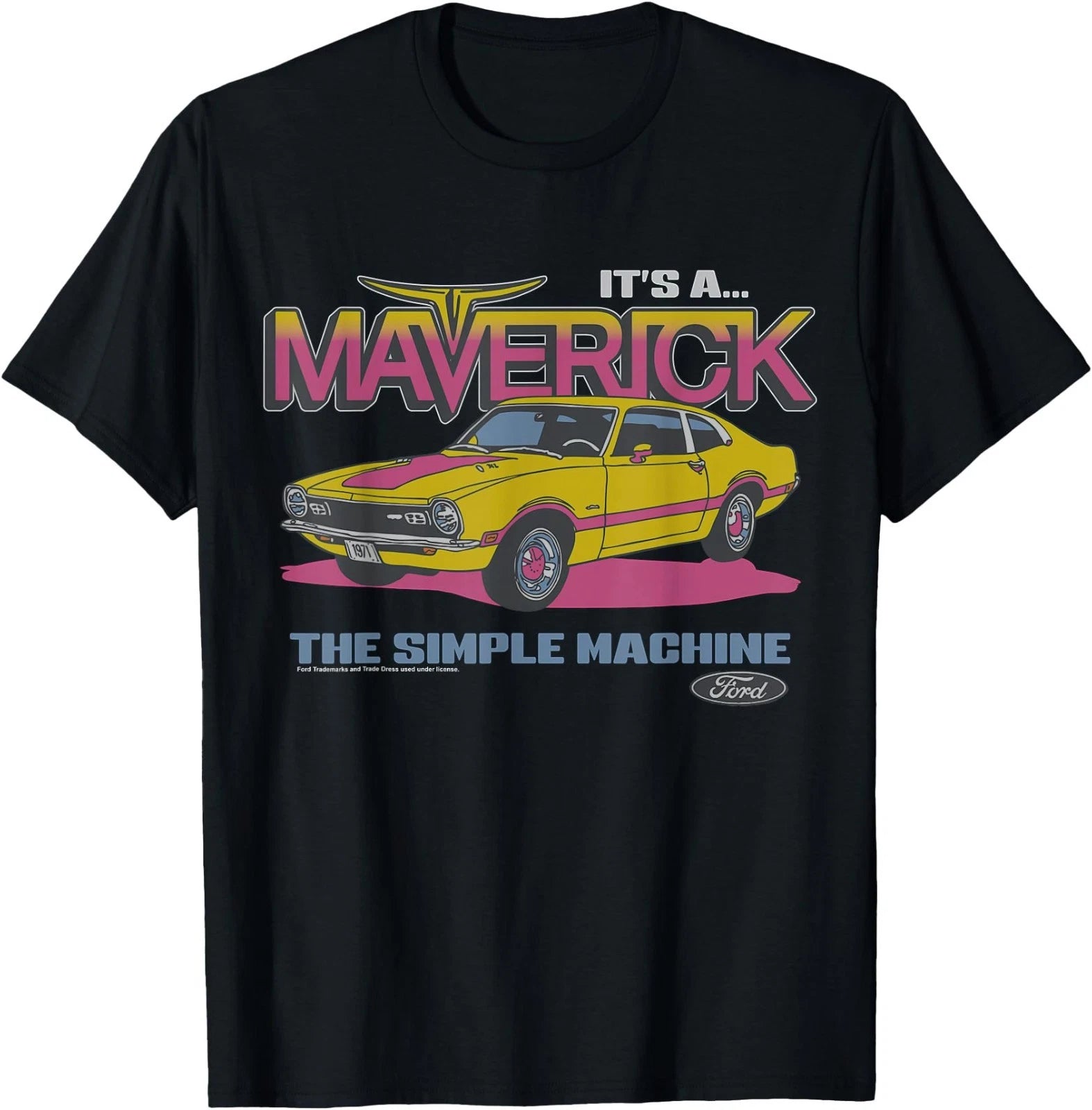 Ford - Maverick Car The Simple Machine Logo T-Shirt