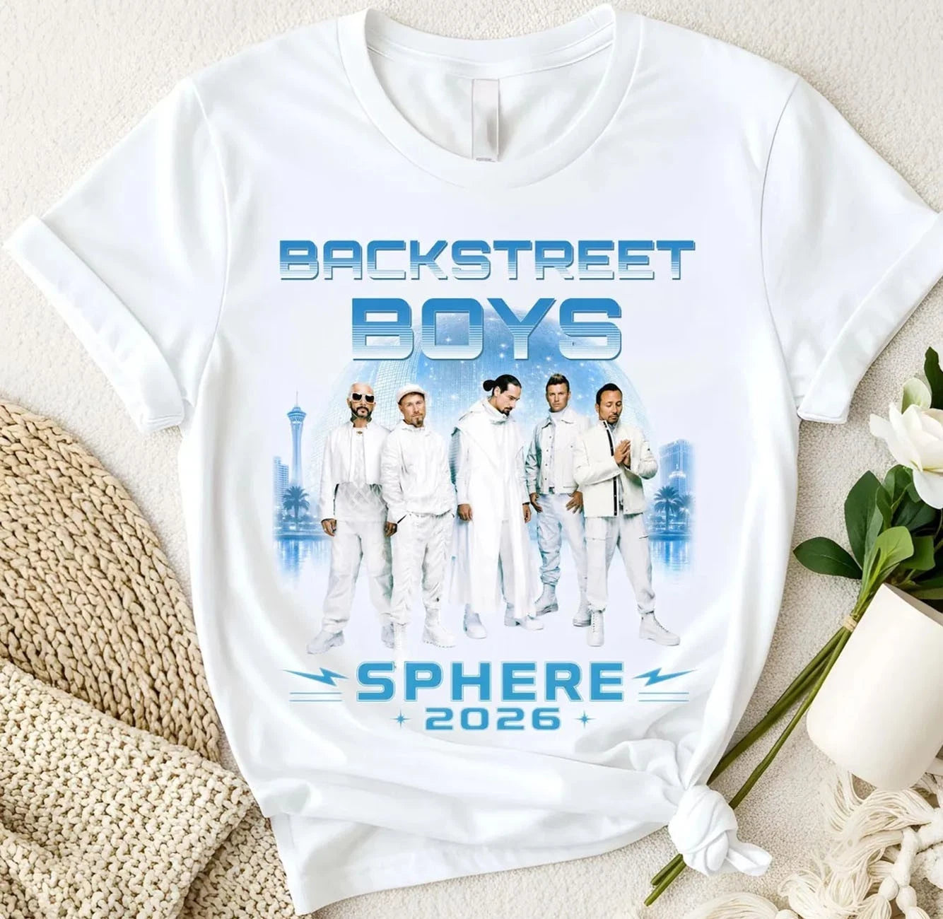 Backstreet Boys Millennium Shirt Vegas Trip 2026 Las Vegas Sphere Concert