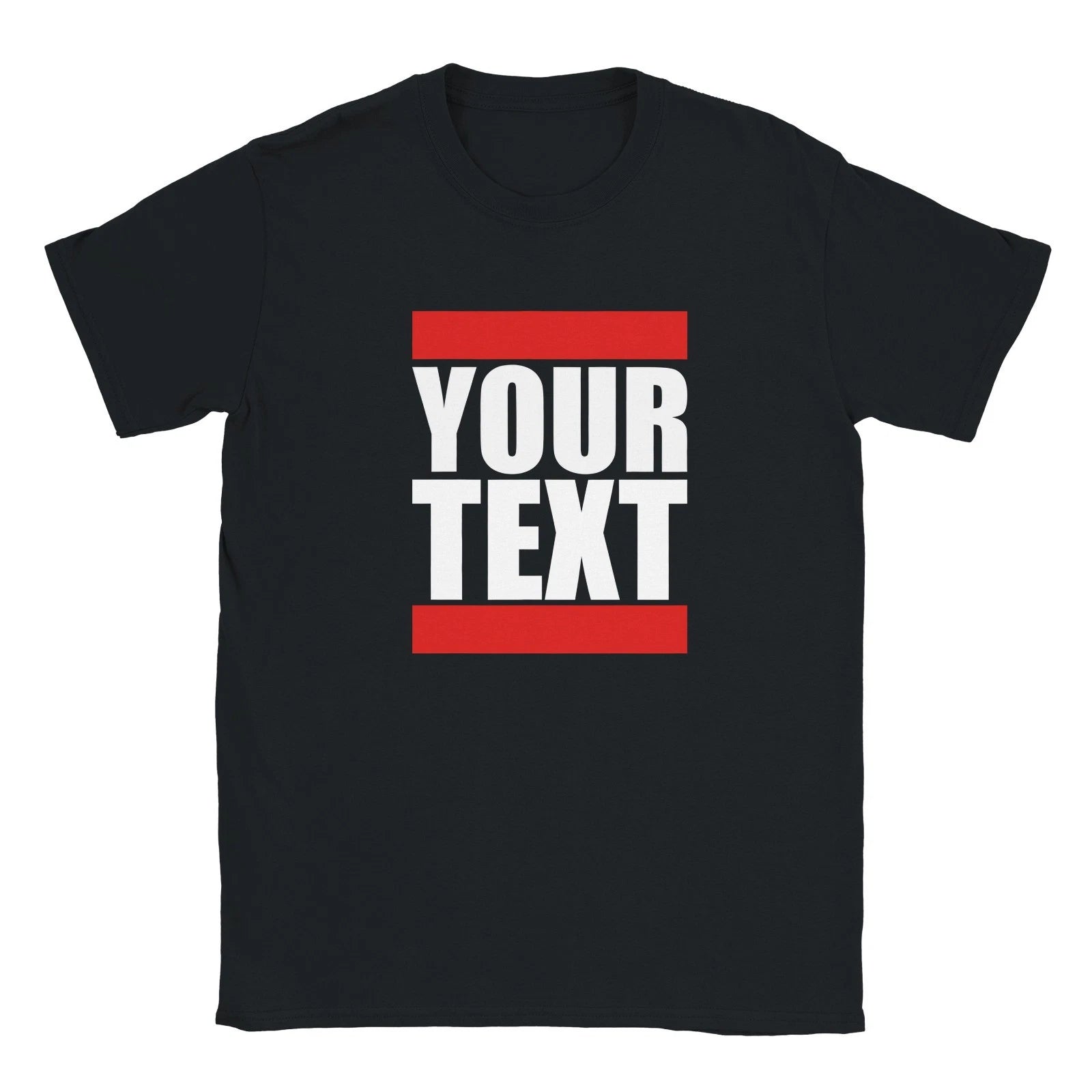 Your Text Custom T-Shirt Run DMC HIP HOP Design Inspired Birthday Christmas Gift