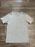 Carhartt T-Shirt Men's medium Grey Short Sleeve Crew Neck Y2K