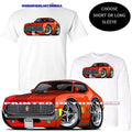 Ford Torino 1970 Model DigiRods / Koolart Cartoon Muscle Car T Shirt