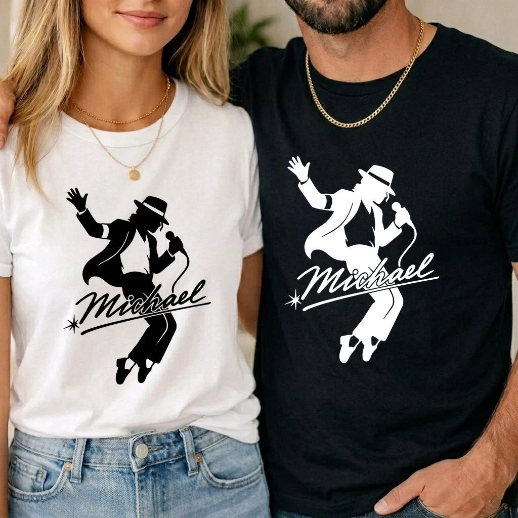 Michael Jackson King Of Pop Mens T Shirt Inspired Live Performance Unisex Kids