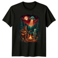 Bigfoot Alien UFO T-Shirt Camping Sci-Fi Birthday Gift For Him And Her