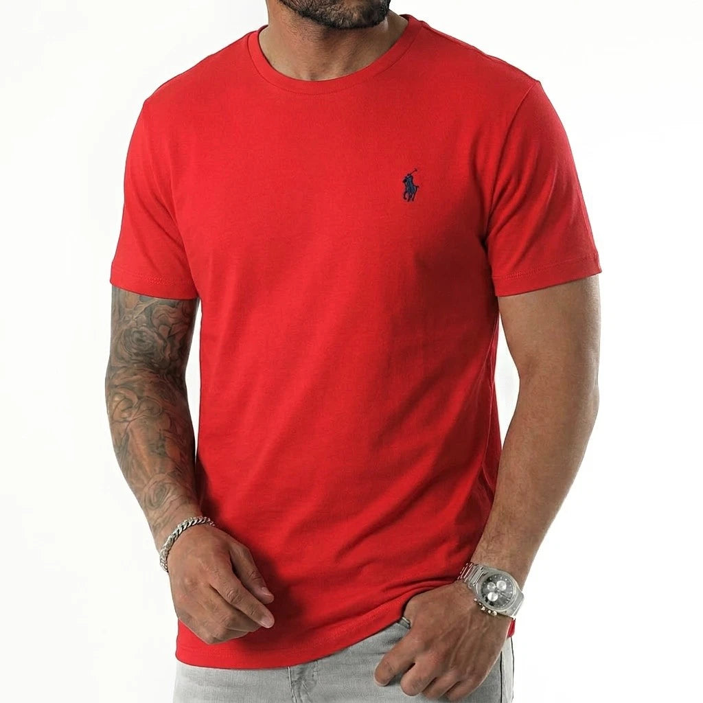 Polo Ralph Lauren Men's Cotton T-shirt Red Colour