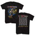 Stevie Ray Vaughan Double Trouble Texas Flood World Tour Locations Men's T Shirt