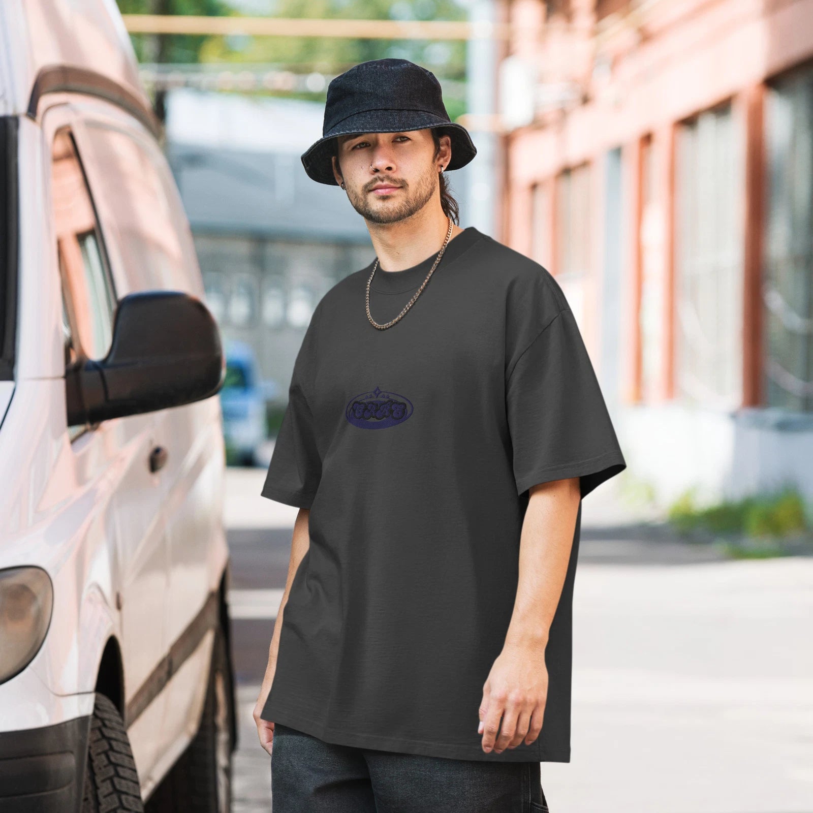 Oversized T-shirt grey
