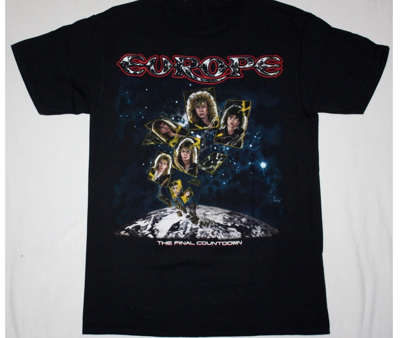 Europe Band T-Shirt Unisex For Men Women Cotton Tee Size S-5XL