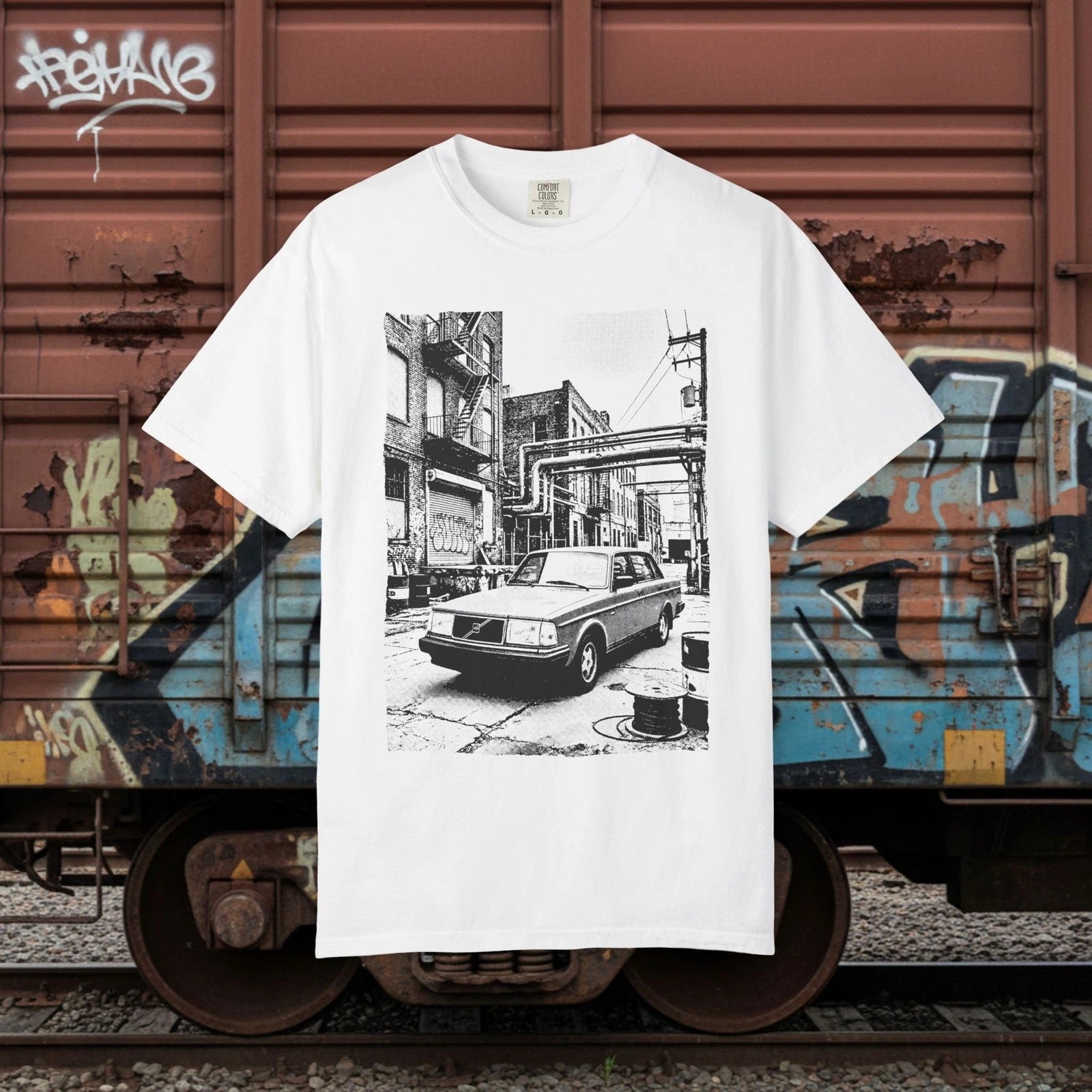 Classic 240 Series Sedan Street Vibe Graphic T-Shirt