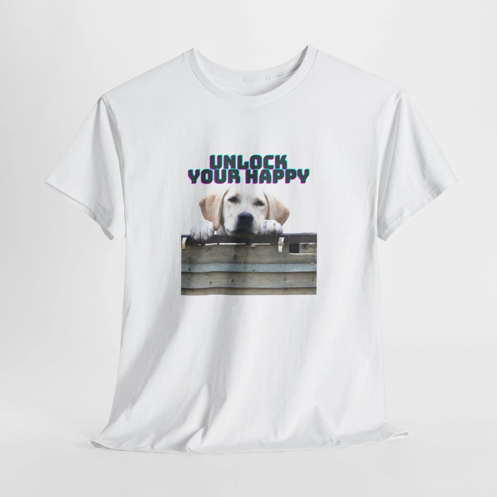 Cute Dog Graphic Tee - Unlock Your Happy, Animal Lover Gift, Pet [...]