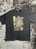 Romwe Cthulhu Cat Monster Graphic Shirt Men's Large Goth Emo Kawaii Horror Tee