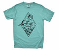 SPACE AND PLANTS TEE | COMFORT COLORS® CELESTIAL SHIRT | MOON AND STARS TEE