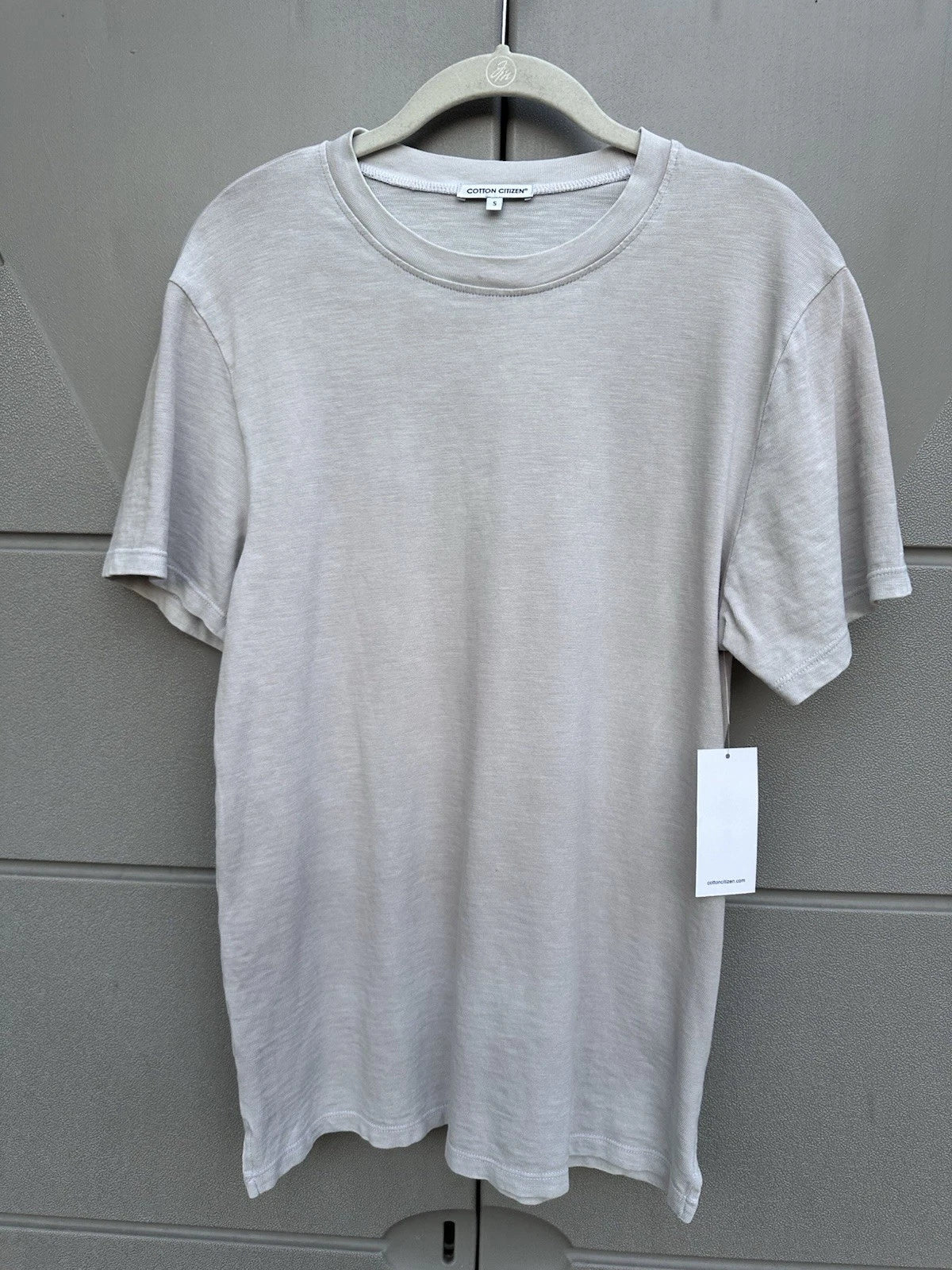 Cotton Citizen Presley Tee Vintage Oatmeal Sz S NWT Light Weight Jersey Cotton