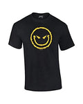 Evil Smiling Face With Yellow Devilish Smile Cool Retro Sarcastic Grin Funny