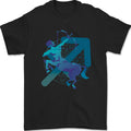 A Masculine Sagittarius Star Sign Design Mens T-Shirt 100% Cotton