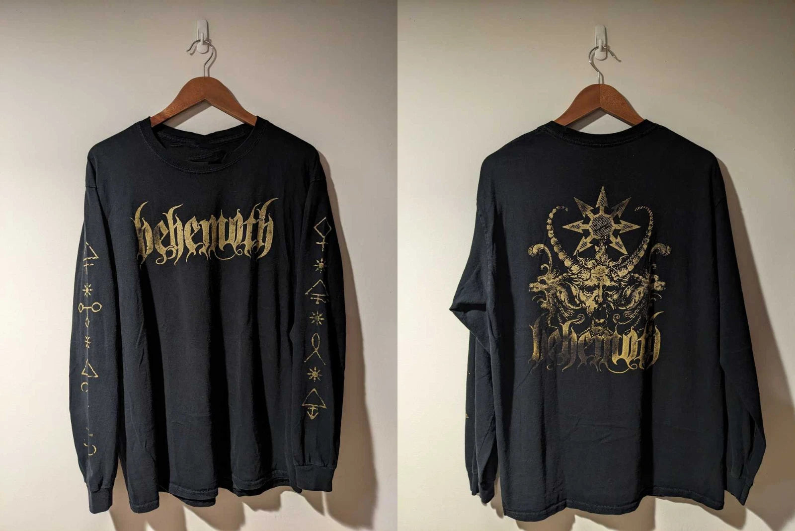 Vintage 2010's Behemoth Band Tour Long Sleeves Shirt Reprint