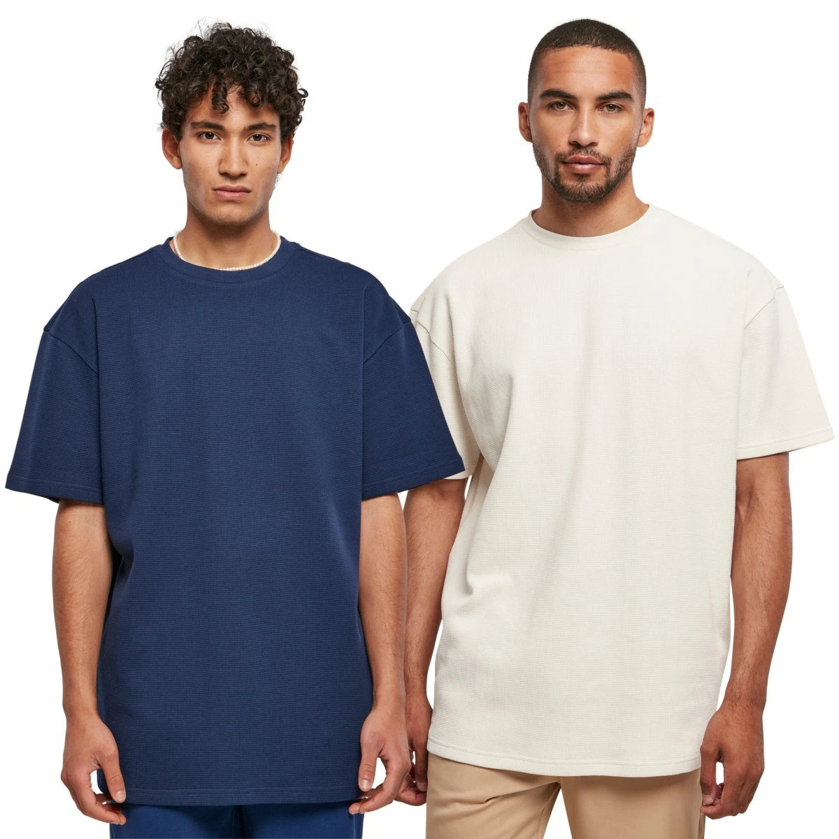 Urban Classics Oversized Waffle Tee T-Shirt Mens Waffle Texture Oversized New