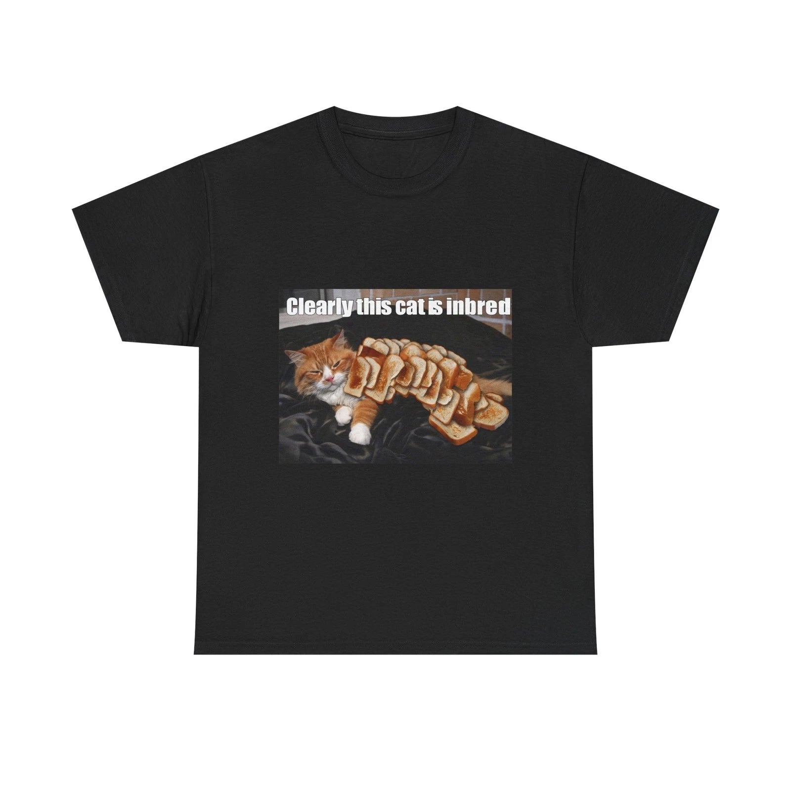 Funny Inbred Cat Tee, Custom Cat Shirt, Humor Gift, Cat Lover Apparel Cute Kitty