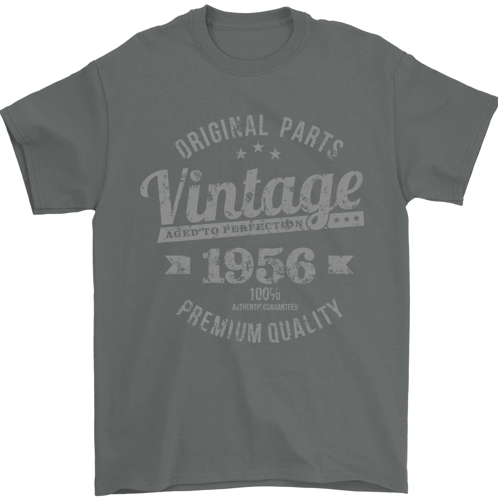 Vintage Year 70th Birthday 1956 Mens T-Shirt 100% Cotton