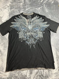 Modern Culture Henley  Men XL Multicolor Cotton Y2k Grunge Affliction Graphic