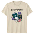 Everyday Magic Skull Book Jar Boho Celestial Graphic T-Shirt