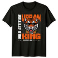 Urban Attitude Wild King Mens T-Shirt Tiger Streetwear Wildlife Birthday Gift