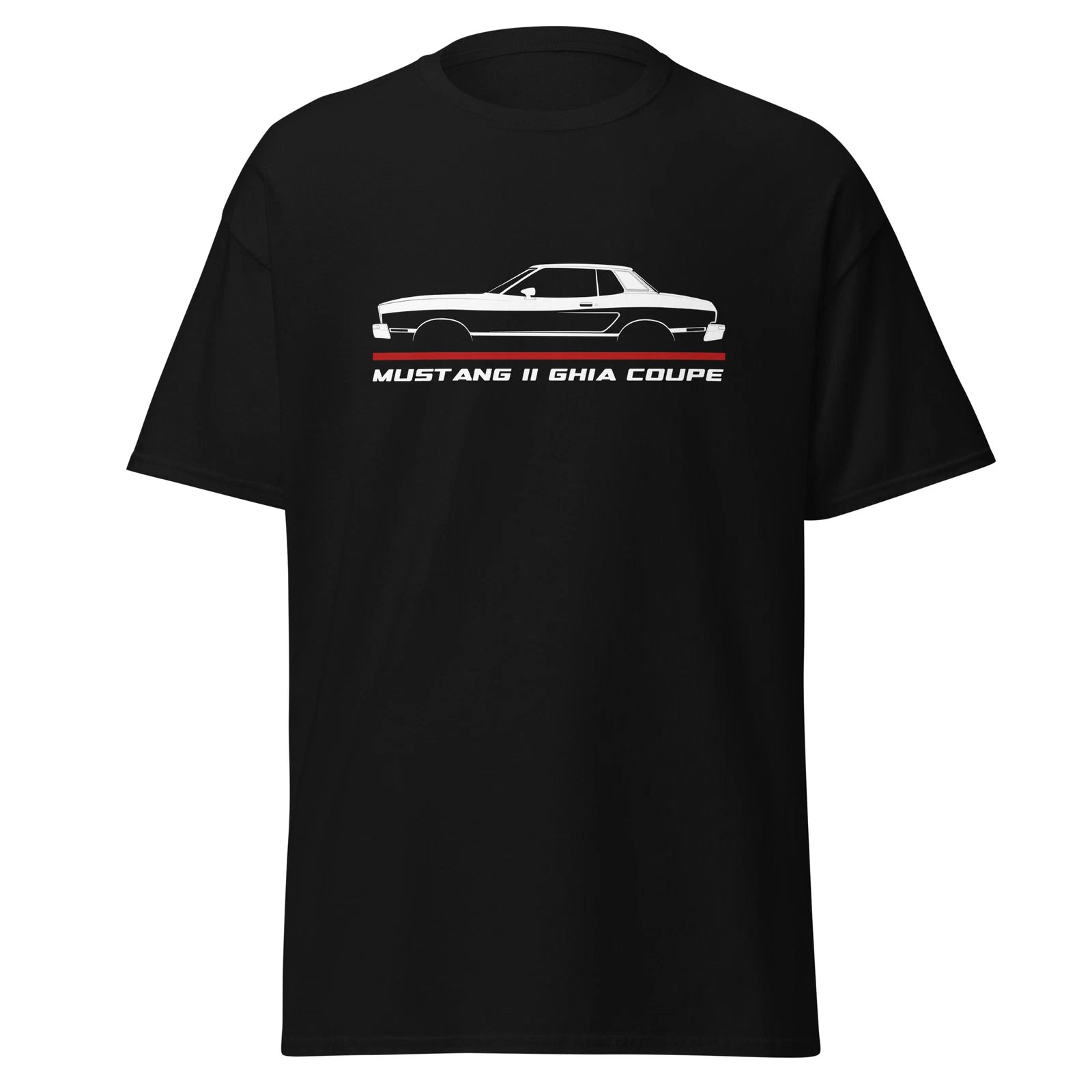Premium T-Shirt For Ford Mustang II Ghia Coupe 1974-1978 Enthusiast Gift