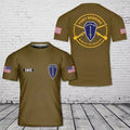 Custom Name US Army Fort Benning Home Of The Infantry T-Shirt 3D