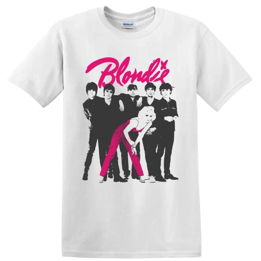 Blondie Punk Rock Band T Shirt Debbie Harry Vintage Graphic Music Fan Retro Tee