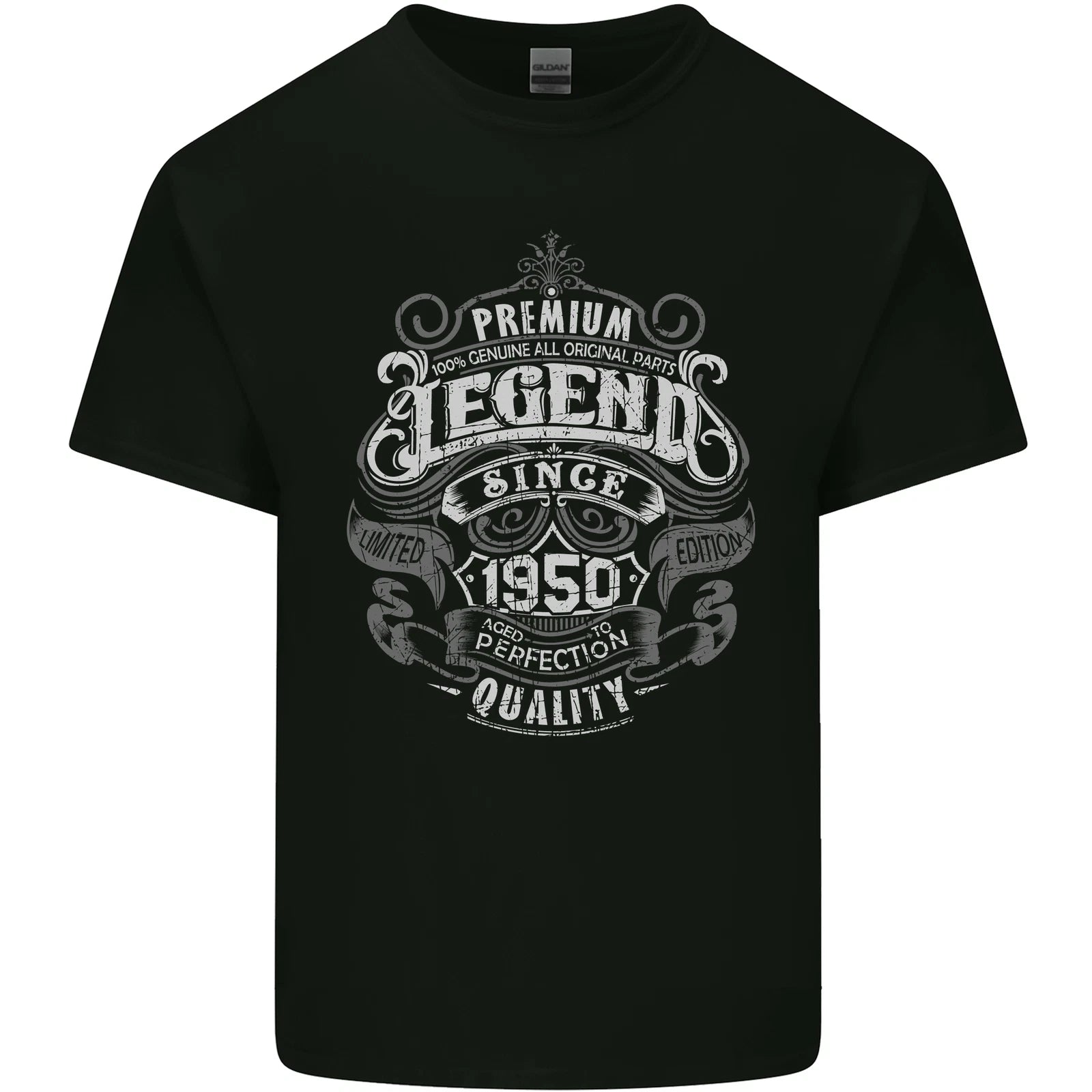 Premium Legend 76th Birthday 1950 Mens Cotton T-Shirt Tee Top