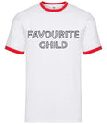Favourite Child - Mens Ringer - Daddy Fathers Day Cute Gift Favorite