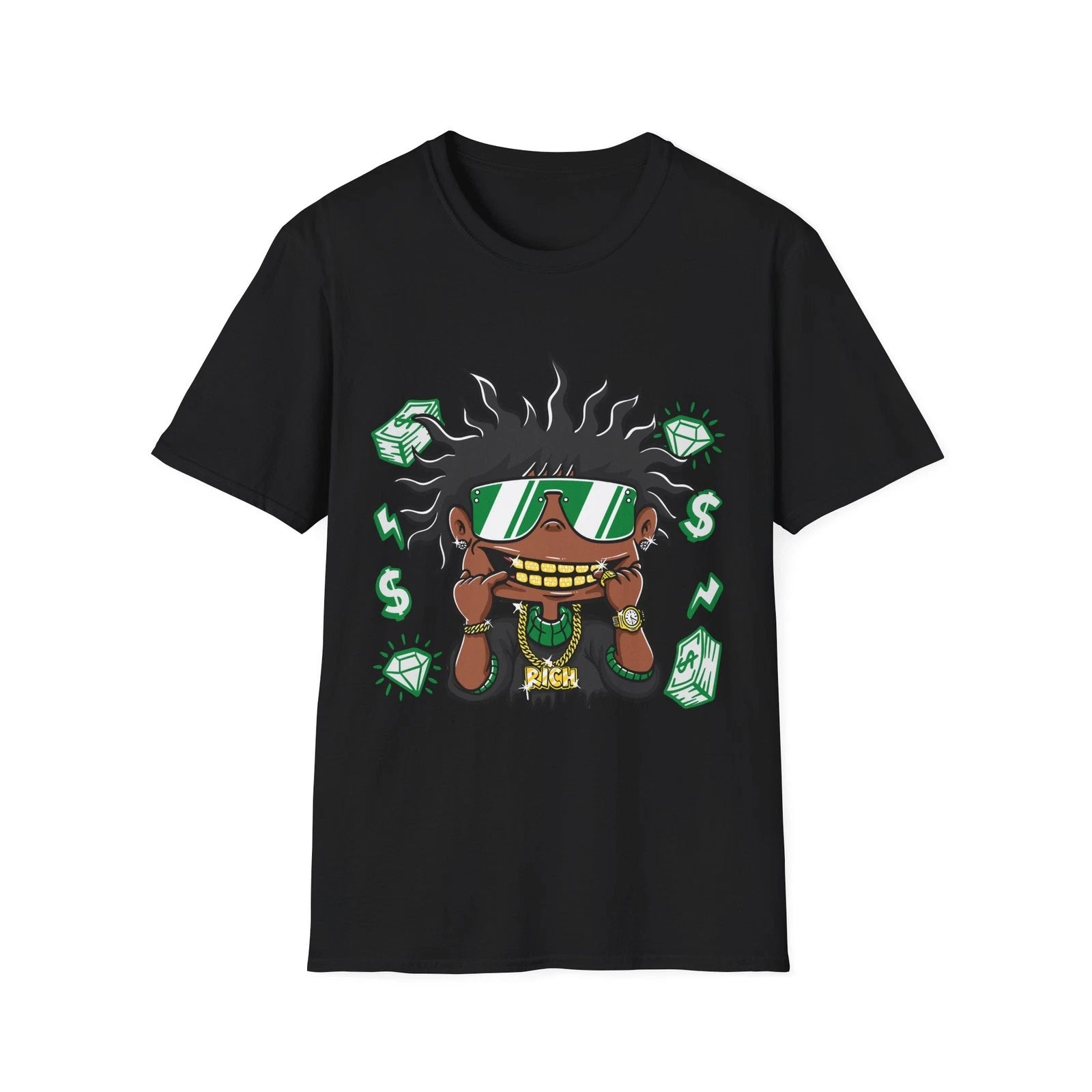 Cool Cartoon Graphic Tee, Unisex T-Shirt, Fun Fashion, Gift for Him