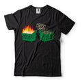 Funny T shirts, Dumpster Fire 2020 vs 2021, Humor  Shirts, Funny Casual shirts