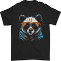 A Cool Panda Wearing Glasses Mens T-Shirt 100% Cotton