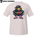 Sad Frog Tee – Urban Cartoon with Broken Heart in Hip Hop Streetwear