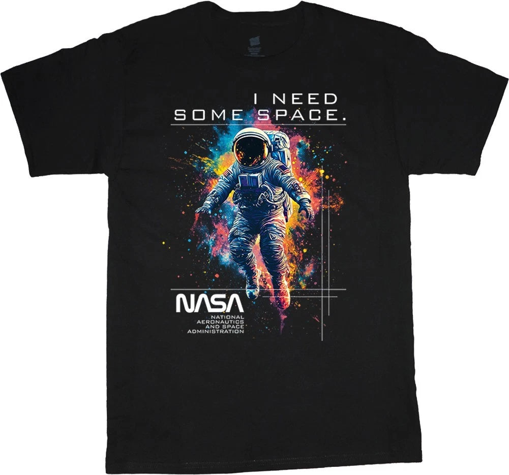 NASA T-shirt Funny Saying Astronaut Clothing Apparel Men's Graphic Tees