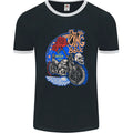 King is Back Custom Chopper Biker Motorcycle Mens Ringer T-Shirt FotL