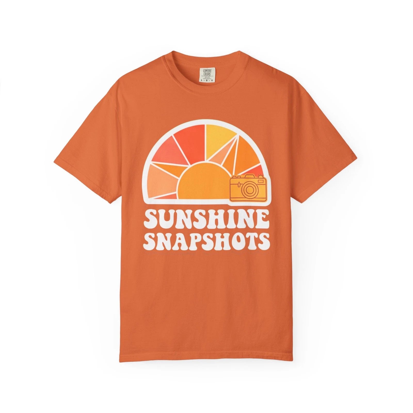 Sunshine Snapshots T-Shirt | Retro Sun Camera Graphic