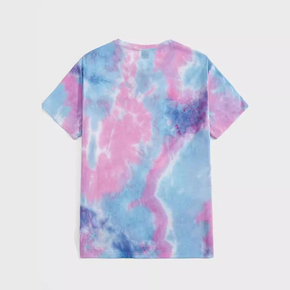 Mens casual pullover tshirt printed roundneck short sleeve for leisure wear