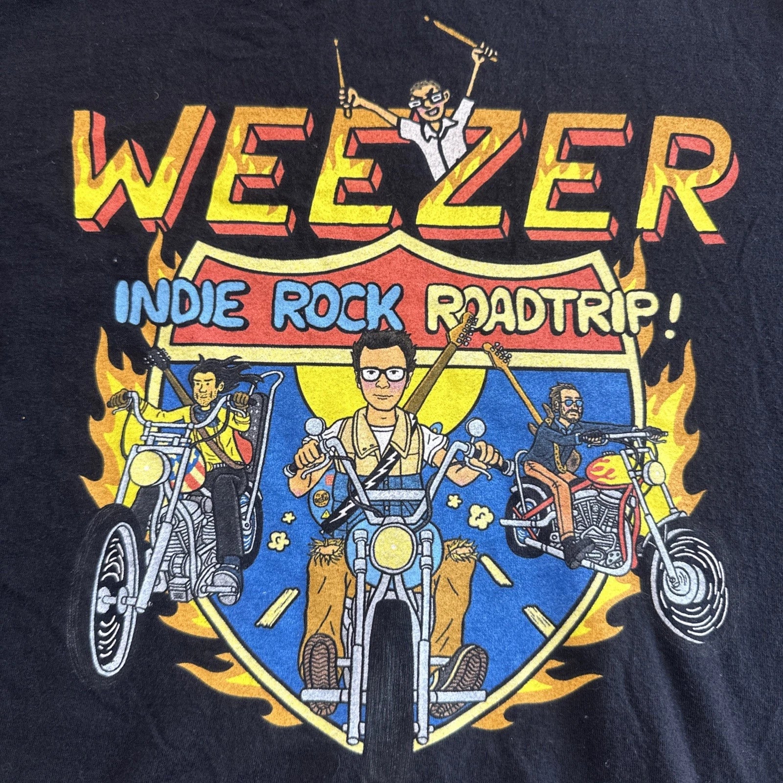 WEEZER Indie Rock Road Trip 2023 Tour Australian T-Shirt