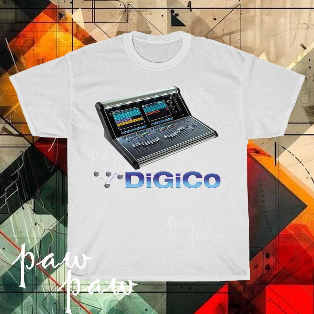 New DiGiCo Creative Mixing Audio Logo Men's T-shirt funny size S to 5XL