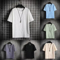 Everyday Tee Men Casual T-shirt Daily Wear Short Sleeve Polyester Fabric