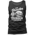 Brawler Burger Taver Funny Angry Burger Sarcastic Humor Tank Top