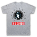 1 LOUDER UNOFFICIAL THIS IS SPINAL TAP GOES TO 11 FILM MENS & WOMENS T-SHIRT
