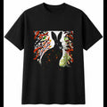 Flemish Giant Rabbit Neon Glow Botanical Mens T-Shirt Cute Kawaii Adorable Tee