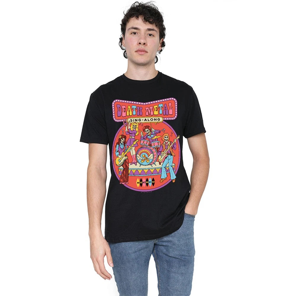 Steven Rhodes Death Metal Singalong Unisex T-Shirt S-5XL, Black