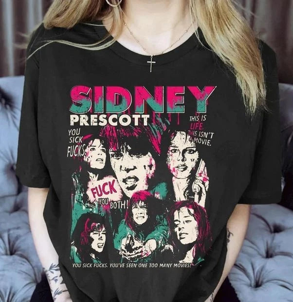 Sidney Prescott Shirt, Horror Movie Fan T-shirt