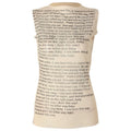 Fashionable Culture With Letter Design Sleeveless Tank Tops Summer Vest