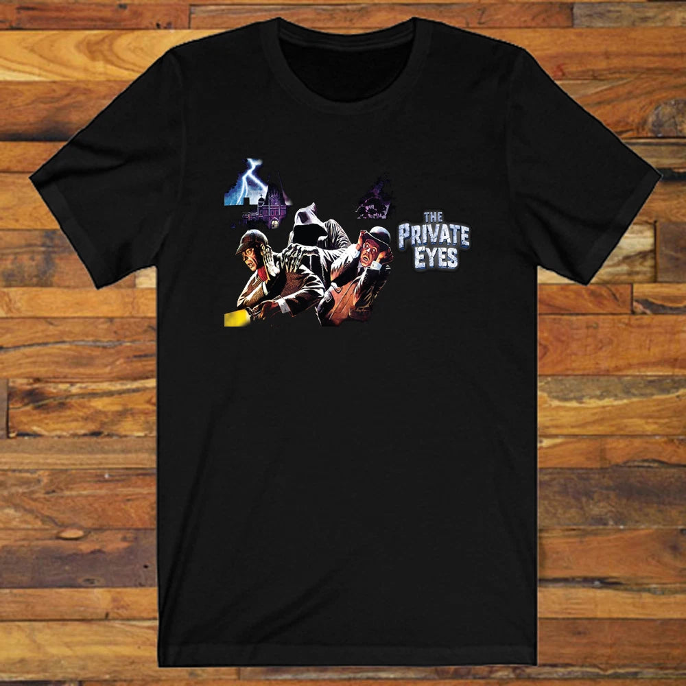 The Private Eyes 1980 Movie Men's Black S-3XL